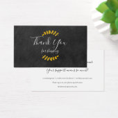 Merci Chalkboard Pour La Carte De Remise (Bureau)