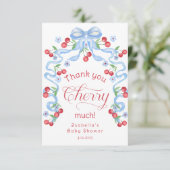 Merci Cherry Beaucoup de cerise sur le Carte de re (Debout devant)