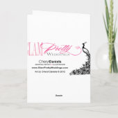 Merci chic de marine du monogramme | de Chevron (Dos)