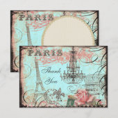 Merci chic de Tour Eiffel et de lustre (Devant / Derrière)