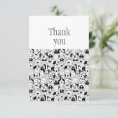 Merci chien assis soins amusant chien art (Debout devant)