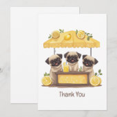 Merci Chiens de Carlin Stand de Lemonade (Devant / Derrière)