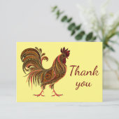 Merci classique de la ferme de poulet au coq (Debout devant)