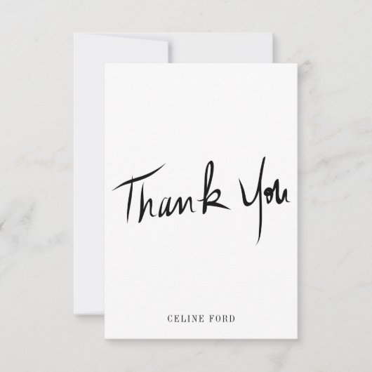 Merci classique personnalisé à la main (Devant)