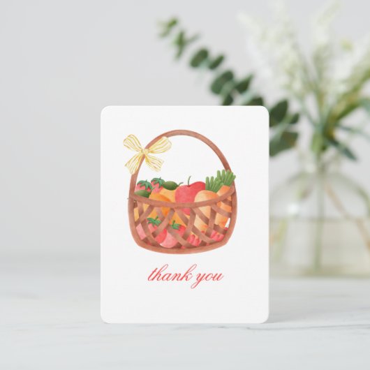 Merci classique simple carte mignonne (Debout devant)