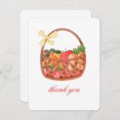 Merci classique simple carte mignonne (Devant / Derrière)