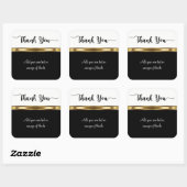 Merci classique  Sticker Étiquette (Feuille)