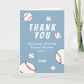 Merci Coach Blue Baseball (Devant)