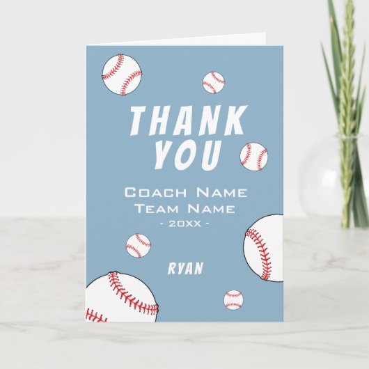 Merci Coach Blue Baseball (Devant)