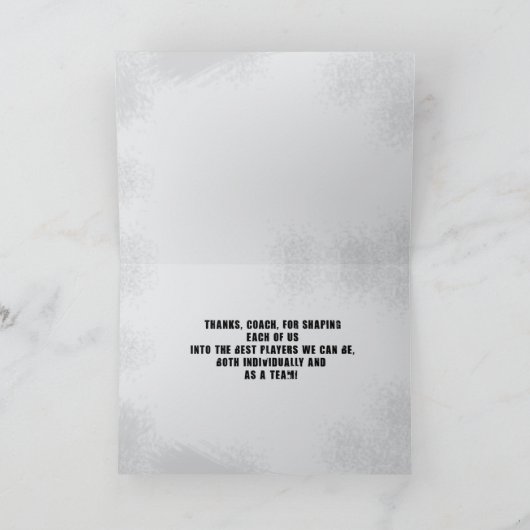 Merci Coach Hockey (Intérieur)