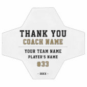 Merci Coach Nom de l'équipe Numéro (Plat)