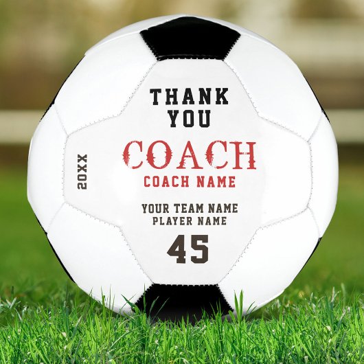 Merci Coach Nom Équipe Numéro