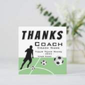 Merci Coach Soccer Player Taille supplémentaire (Debout devant)