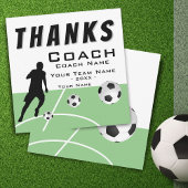 Merci Coach Soccer Player Taille supplémentaire