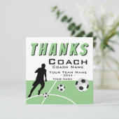 Merci Coach Soccer Player Taille supplémentaire (Debout devant)