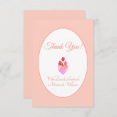 Merci cœur rose (Devant / Derrière)