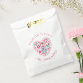 Merci Coeur rose mignon Favoriser les sacs (Scellé)