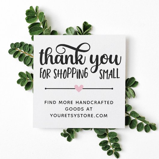 Merci Coeur Rose Pour Shopping Petite Fidélité Ca