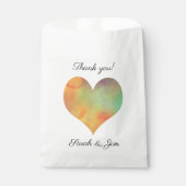 Merci coeur Sacs de faveur mariage (Devant)