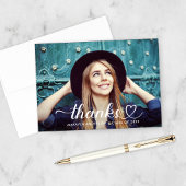Merci Coeur Script Custom Graduation Photo