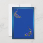 Merci coloré de paons d'arc-en-ciel (Dos)