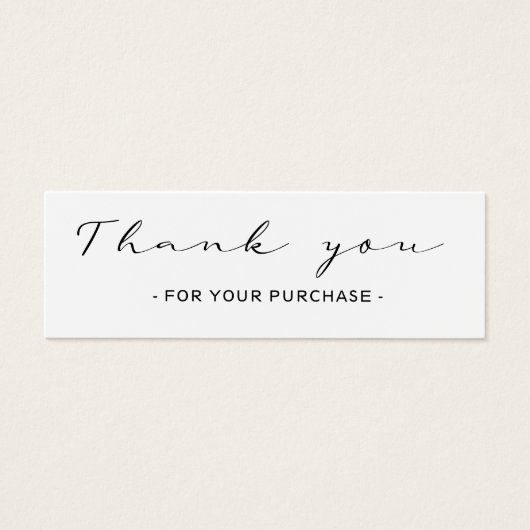 Merci commande client, carte d'insertion de médias (Devant)