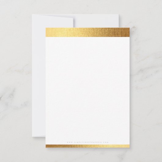 MERCI commande insérer le fil doré moderne rose (Dos)