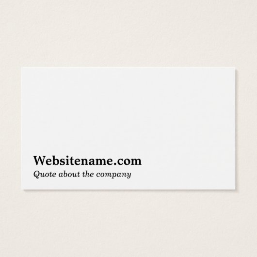 Merci Commandez Cartes de visite client Apprécier (Dos)