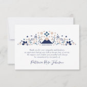 Merci commémoratif des funérailles bleues japonais (Devant)