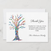 Merci commémoratif des funérailles de Sympathy Pho (Dos)