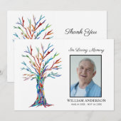 Merci commémoratif des funérailles de Sympathy Pho (Devant / Derrière)