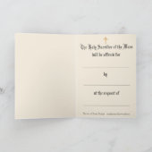 Merci Condolence Sympathie Jésus triste (Intérieur)