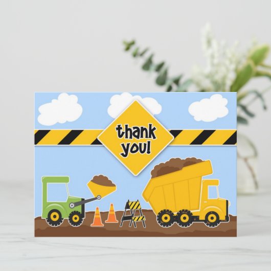 Merci Constructions Camions Carte à plat (Debout devant)