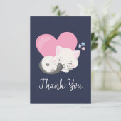 Merci couché blanc mignon (Debout devant)