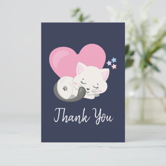 Merci couché blanc mignon (Debout devant)