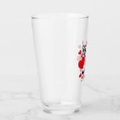 Merci Coupe en verre Cœurs Rouges (Droite)