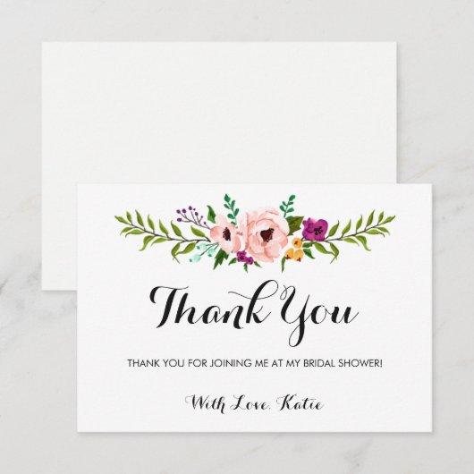 Merci - Couronne de Fleurs (Devant / Derrière)