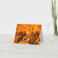 Merci créatif de typographie incendie