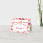 Merci Cupcake Gâteau Point Jaune Rose (Devant)