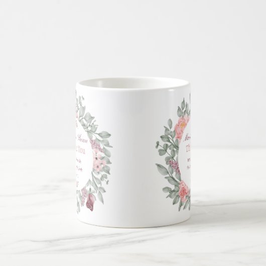 Merci customisé Mug (Centre)