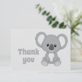 Merci Cute Koala Ours caricature animal (Debout devant)