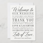 Merci d'accueil de la COULEUR ÉDITABLE de script m (Devant)