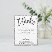 Merci d'affaires moderne noir argent parties scint (Debout devant)