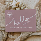 Merci d'affaires Pastel Pink