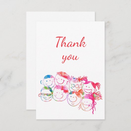 Merci d'Aider les Enfants Professeur Garde d'Enfan (Devant / Derrière)