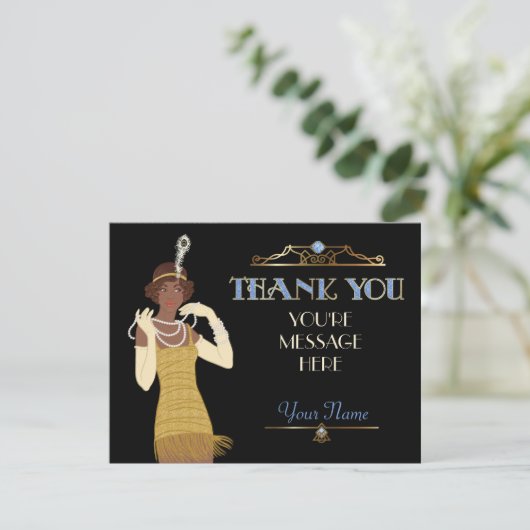 Merci d'aileron de l'Afro-américain 20s (Debout devant)