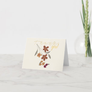 Merci Dainty Gold Maroon Floral