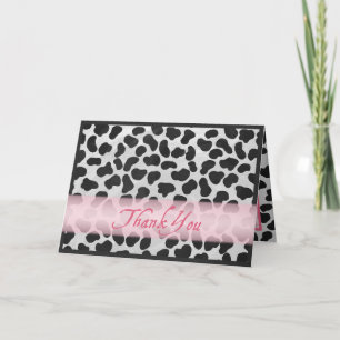 Merci dalmatien de rose de motif de tache