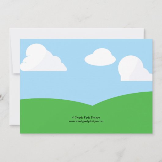 Merci d'animal de ferme d'anniversaire de (Dos)