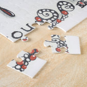 "Merci - Dank u" Jigzaag 8x10 of 11x14 Legpuzzel (Zijkant)